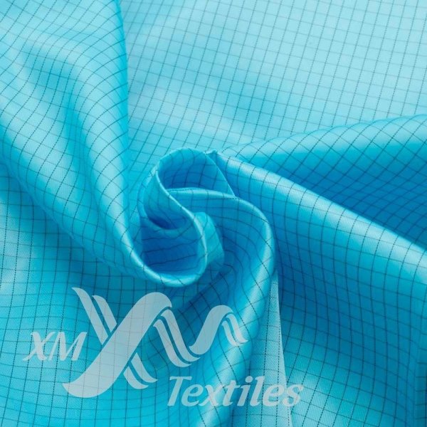 CleanStatic-110 anti-static fabric with visible conductive grid
