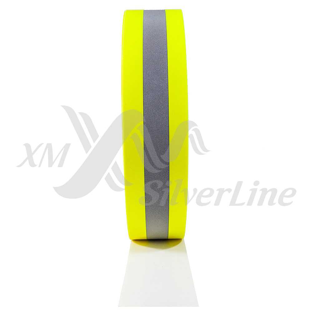 XM-8011C MALTA HTS, 2 width - Iron on FR-tapes  XM SilverLine - Reflective  Tape for FR-clothing