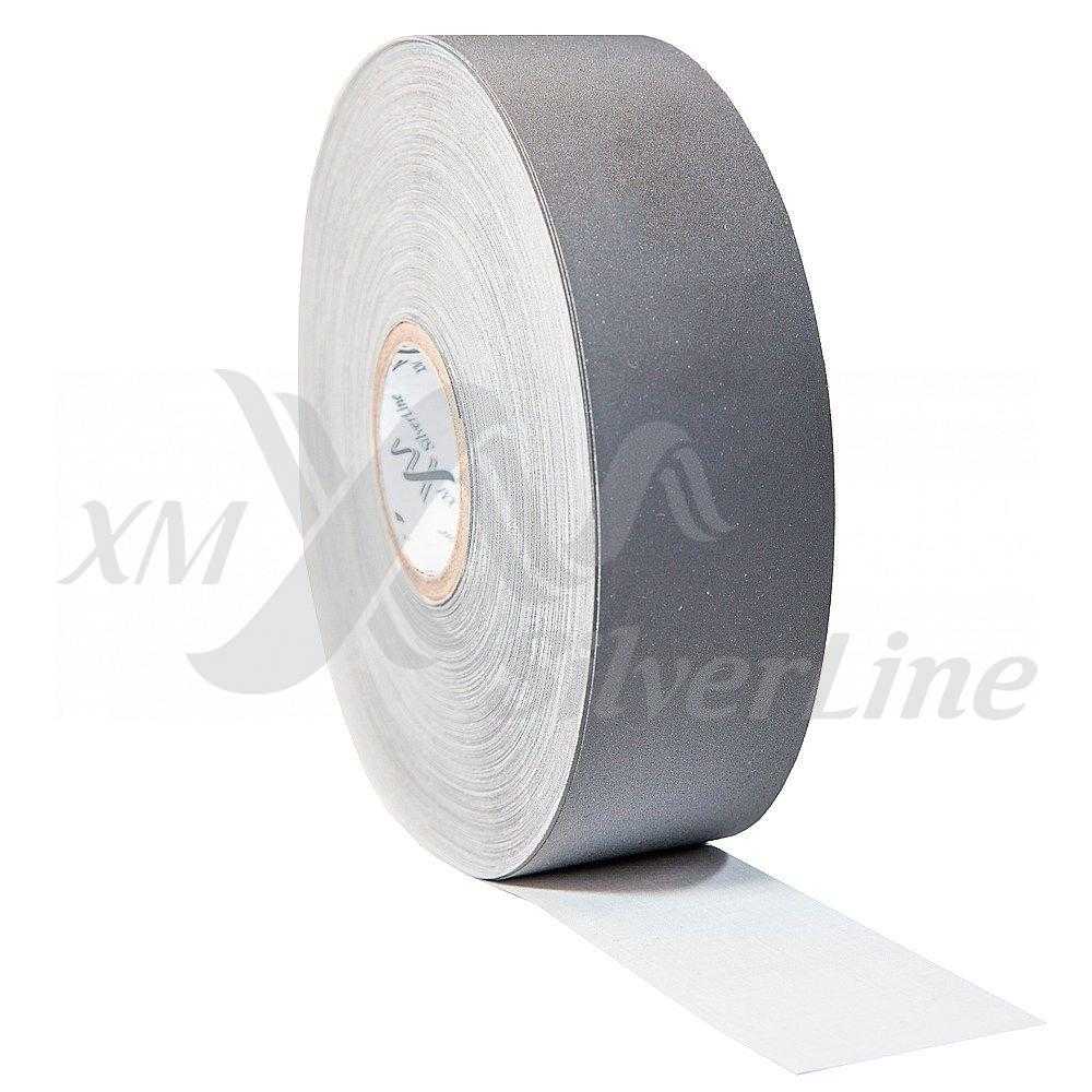 XM-8011C MALTA HTS, 2 width - Iron on FR-tapes  XM SilverLine - Reflective  Tape for FR-clothing